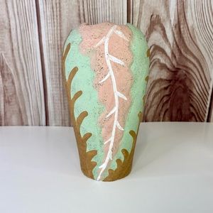 Handmade in Mexico Clay Vase